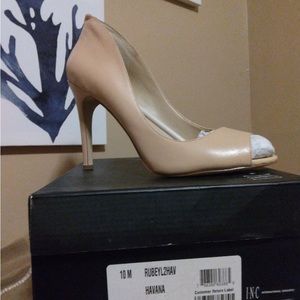 I.N.C Nude heels (worn once)